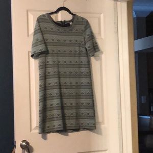 Aztec printed dress.